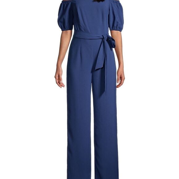 Lilly Pulitzer Jada blue Jumpsuit Size 0 - Picture 10 of 14
